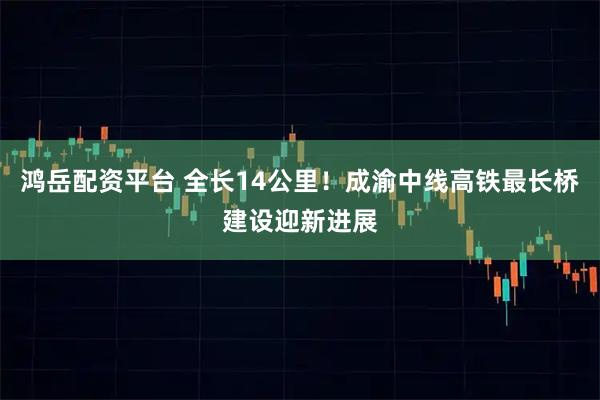 鸿岳配资平台 全长14公里！成渝中线高铁最长桥建设迎新进展